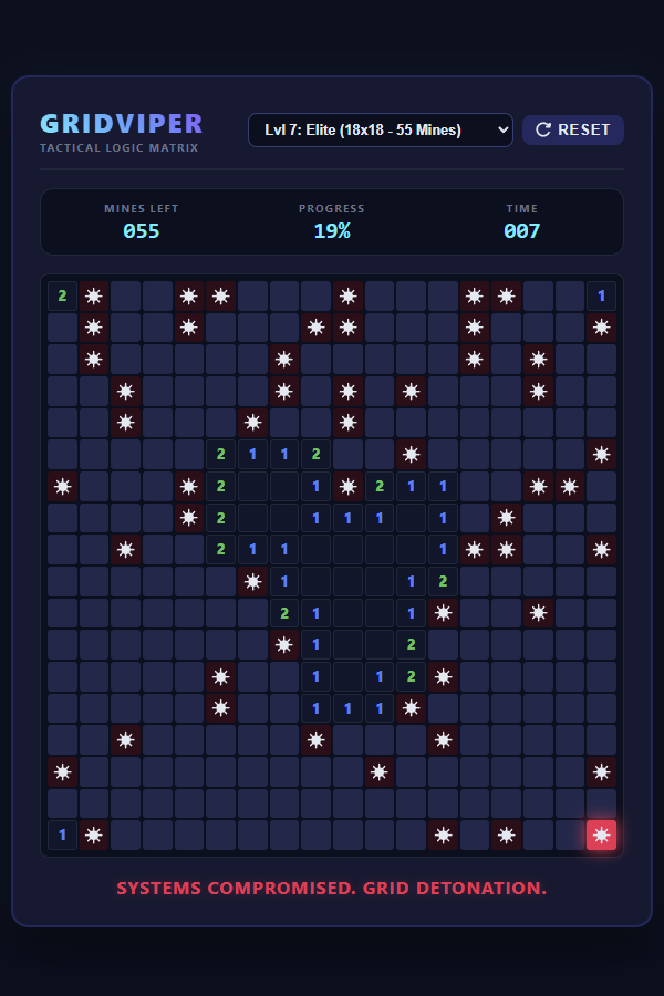 Play GridViper Grid Deduction Game